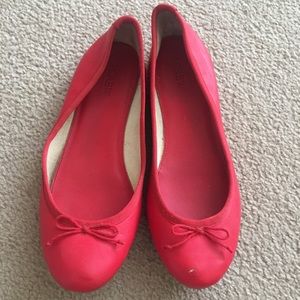 JCrew Red flats